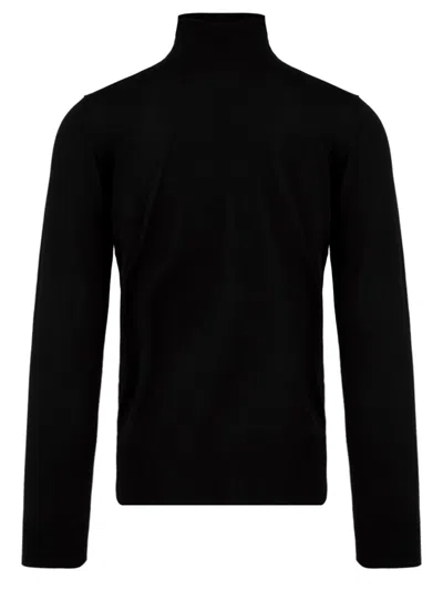 Drumohr Wool Turtleneck Sweater Ribbed Cuffs