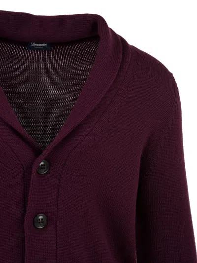 Drumohr Sweaters Bordeaux In Burgundy
