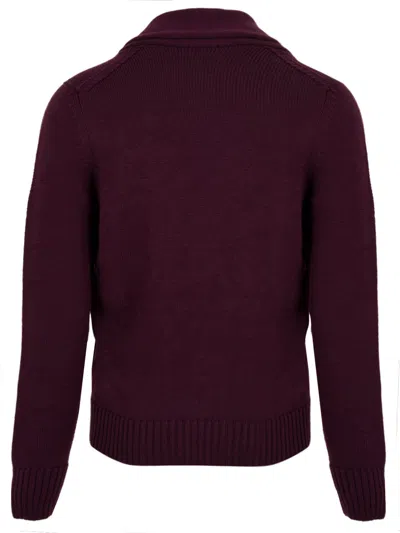 Drumohr Sweaters Bordeaux In Burgundy