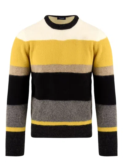 Drumohr Sweaters Red In Yellow