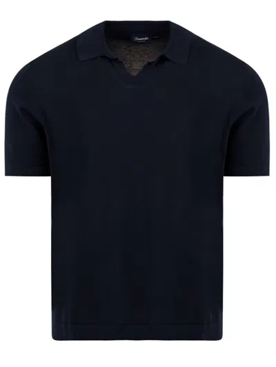 Drumohr T Shirts And Polos Blue In Blue
