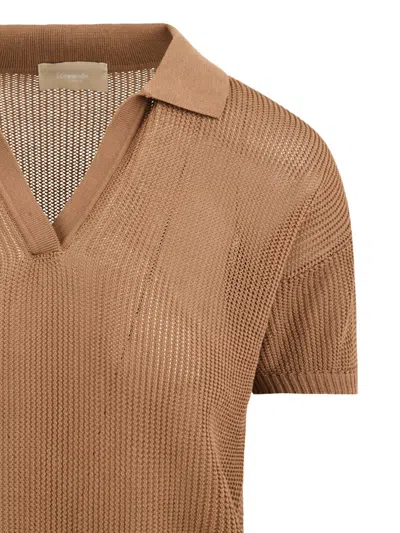 Drumohr T Shirts And Polos Brown In Brown