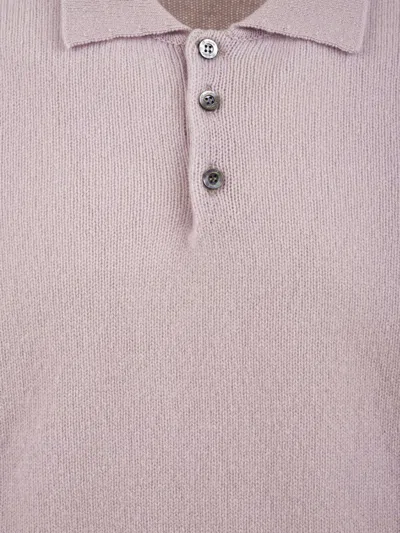 Drumohr T Shirts And Polos Grey In Pink