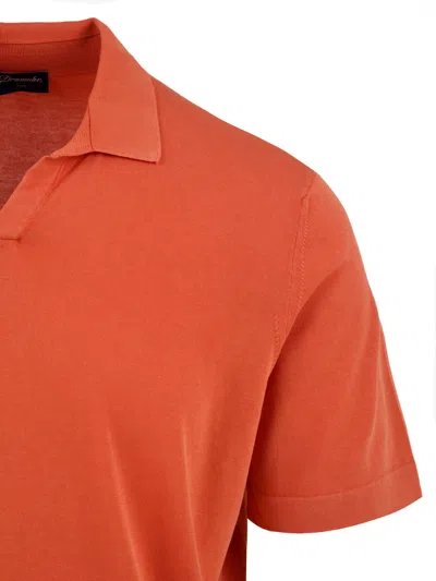 Drumohr T Shirts And Polos Orange In Orange