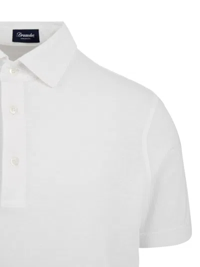 Drumohr T Shirts And Polos White In White