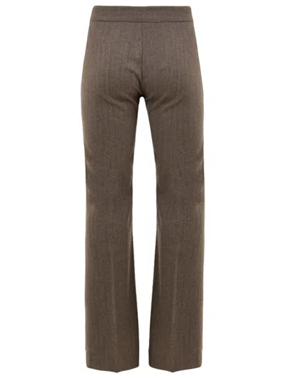 Drumohr Trousers Dove Grey In Green