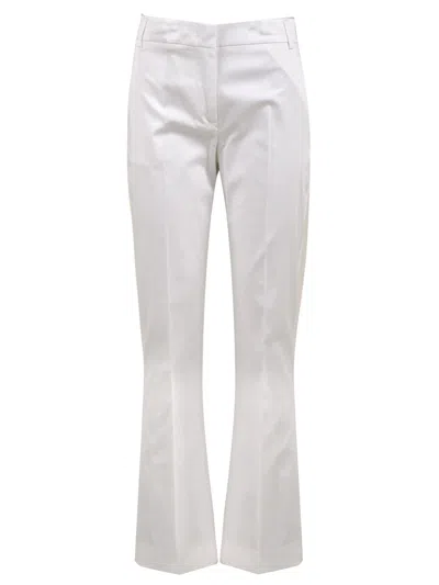 Drumohr Trousers White In Red