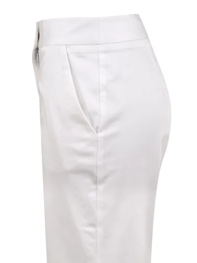 Drumohr Trousers White In Red