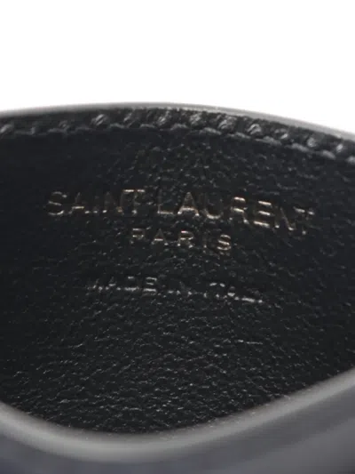 Pre-owned Saint Laurent 20s Tiny Cassandre Ysl Logo-plaque Cardholder