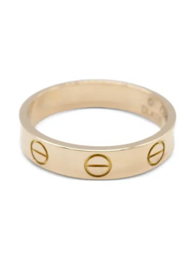 Pre-owned Cartier 2010s 18k Rose Gold Mini Love Ring