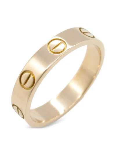 Pre-owned Cartier 2010s 18k Rose Gold Mini Love Ring