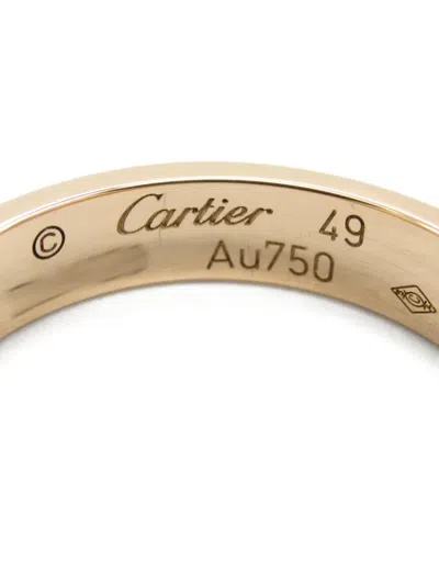 Pre-owned Cartier 2010s 18k Rose Gold Mini Love Ring
