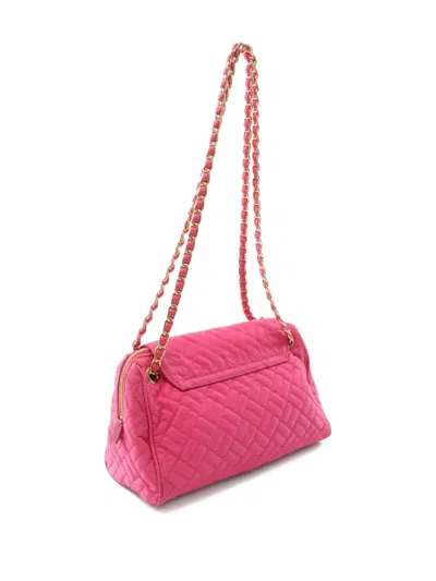 Pre-owned Prada 2000s Tessuto Impuntu Quilted Chain Bag