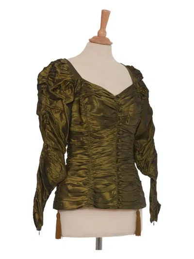 Pre-owned Lolitta  Lempicka Draped Silk Top