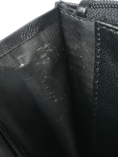 Pre-owned Chanel 2008 Caviar Leather Chain Wallet