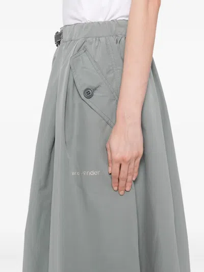 And Wander Cargo Skirt In Gray