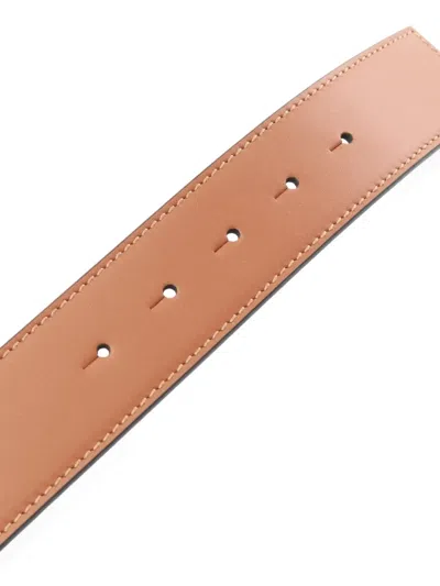 Pre-owned Loewe 20s Anagram Reversible Belt