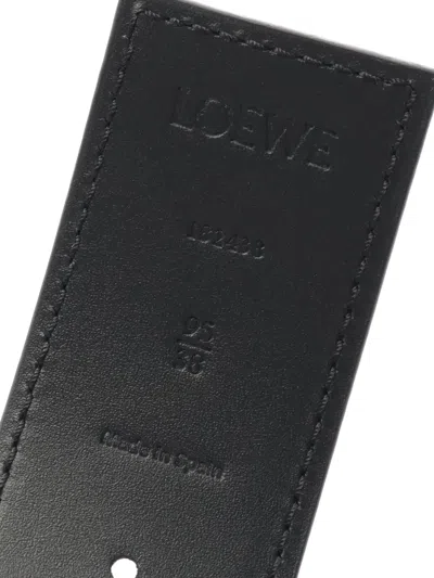 Pre-owned Loewe 20s Anagram Reversible Belt