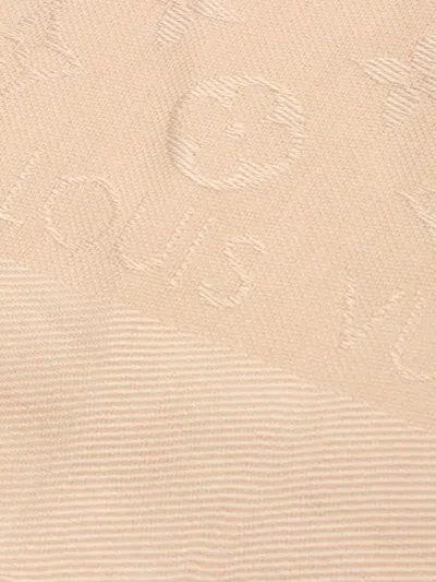 Pre-owned Louis Vuitton 2018 Monogram Silk-wool Shawl