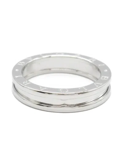 Pre-owned Bvlgari 2010s 18k White Gold B.zero1 Ring