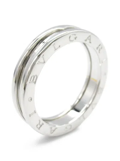 Pre-owned Bvlgari 2010s 18k White Gold B.zero1 Ring