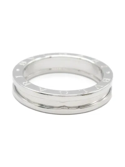Pre-owned Bvlgari 2010s 18k White Gold B.zero1 Ring