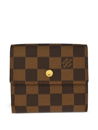 Pre-owned Louis Vuitton 2003 Damier Check Wallet
