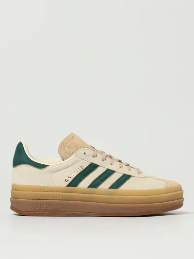 Adidas Originals Womens Adidas Gazelle Bold Brand-stripe Suede Low-top Trainers