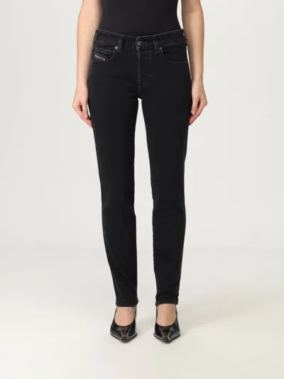 Diesel Jeans  Woman Color Blue In Black