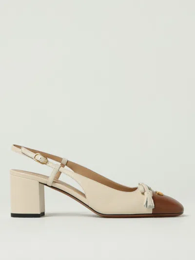 Valentino Leather Valet Du Roi Slingback Heels 60 In Nude