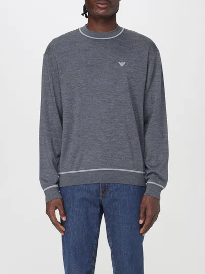 Emporio Armani Sweater  Men Color Grey In Gray