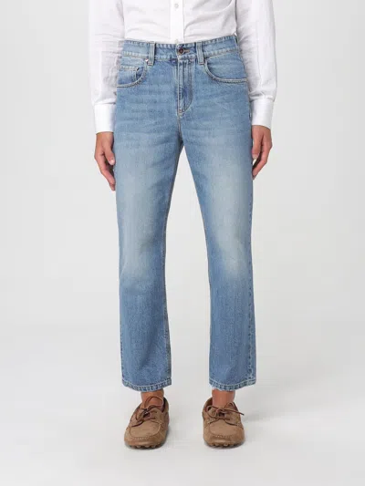 Brunello Cucinelli Stylish And Versatile Trousers In Blue