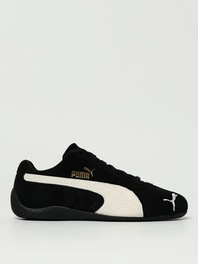 Puma 'speedcat' Black Sneakers With Logo Print On The Side And Logo Lettering On The Side