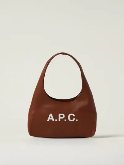 Apc Crossbody Bags A. P.c. Woman Color Hazel In Brown