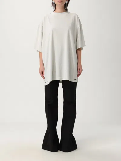 Balenciaga Oversize Graphic T-shirt In Gray
