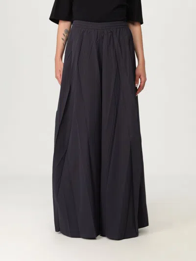 Balenciaga Elastic Waistband Midi Length Pleated Skirts In Black