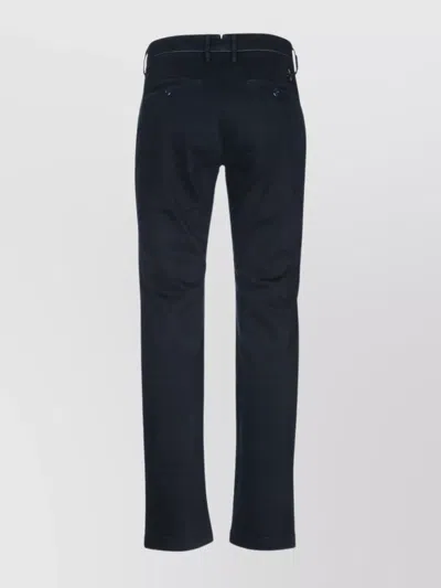 Jacob Cohen Trouser With Belt Loops And Pockets In Blue