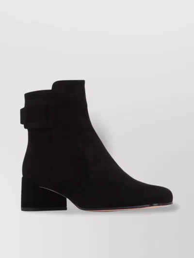 Roger Vivier 45 Ankle Block Heel Bootie