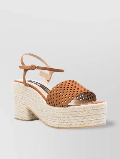 Sergio Rossi 85mm Suede Espadrilles