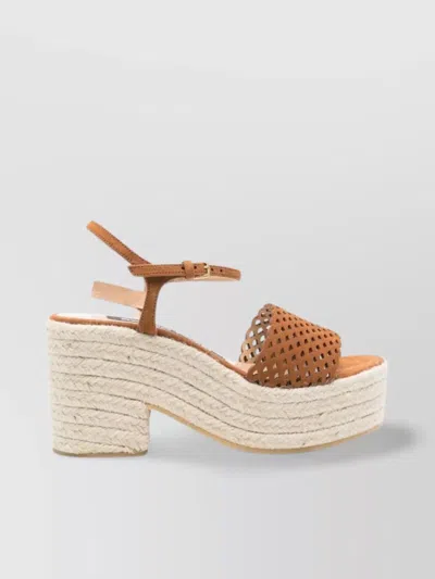 Sergio Rossi 85mm Suede Espadrilles