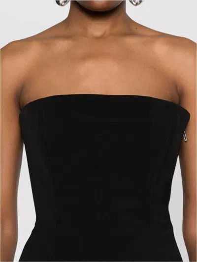 Jean Paul Gaultier Strapless Top Featuring Peplum Hem