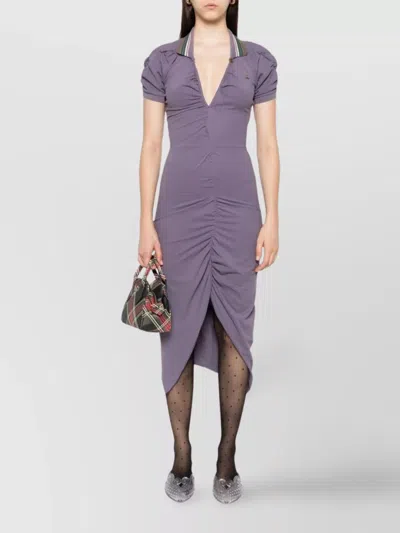 Vivienne Westwood Pulling Dress Organic Cotton Cadet Xs Women