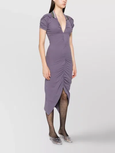 Vivienne Westwood Pulling Dress Organic Cotton Cadet Xs Women