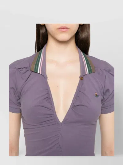 Vivienne Westwood Pulling Dress Organic Cotton Cadet Xs Women