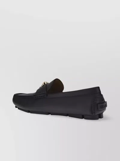 Versace Iconic Driver Loafers With La Medusa Detail