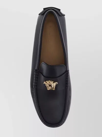 Versace Iconic Driver Loafers With La Medusa Detail