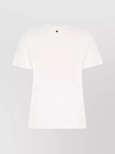 Weekend Max Mara Graphic Print Crew Neck Short Sleeves T-shirt In White