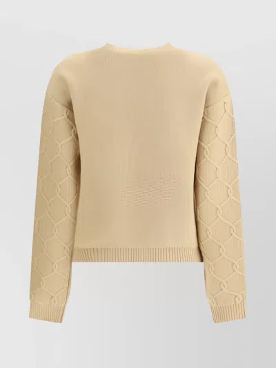 Etro Beige Wool-cashmere Blend Sweater