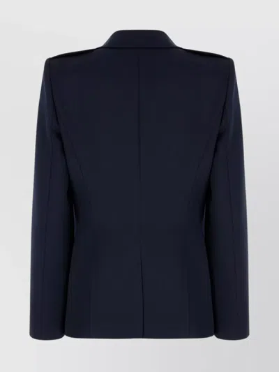 Alexander Mcqueen Utility Jackets Flap Pockets In Blue