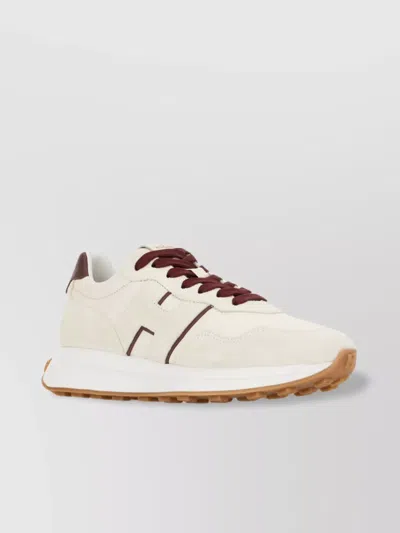 Hogan Low Top Sneakers Sole Contrasting In Transparent